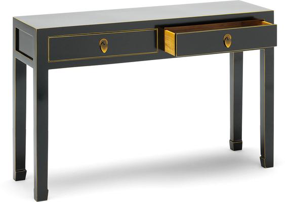 Large Classic Chinese Console Table - Black image 3