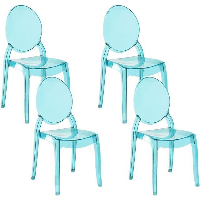 Set of 4 - Merton Acrylic Ghost Dining Chairs image 15