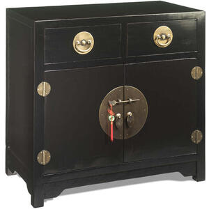 Mid Size Cabinet, Black Lacquer by Shimu