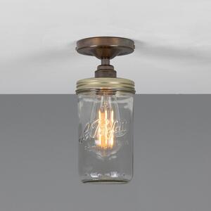 Jam Jar Flush Pendant Light