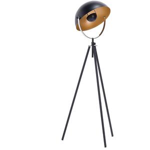 Floor Lamp THAMES Metal Black by Beliani