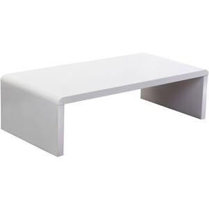 Milwaukee Rectangular White Coffee Table