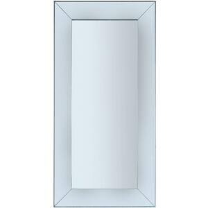 Vasto Rectangular Bevelled Leaner Mirror Silver 183cm x 92cm