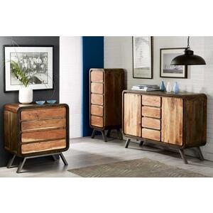 Aspen 2 Door 4 Drawer Retro Indian Sideboard Reclaimed Wood