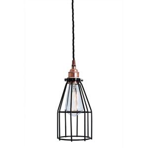 Lima Industrial Cage Copper Pendant Light