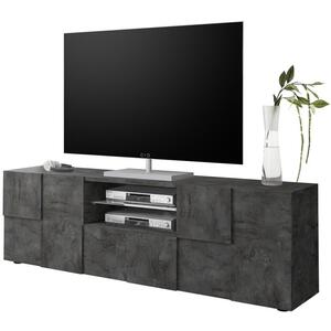 Treviso Large TV Unit - Anthracite Finish by Andrew Piggott Contemporary Furniture