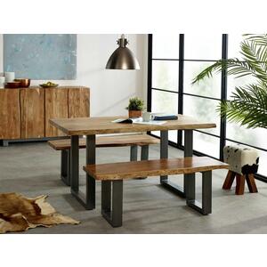 
Baltic Live Edge Medium Bench  by Indian Hub