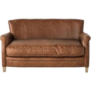 Mr. Paddington Sofa Vintage Brown Leather  by Gallery Direct