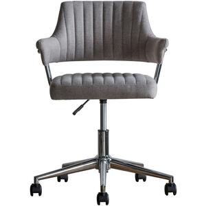 Mcintyre Swivel Chair Grey by Gallery Direct