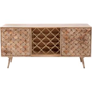 Tuscany Wine Sideboard Burnt Wax 1470x450x680mm by Gallery Direct