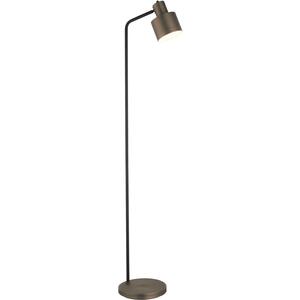 Mayfield Floor Lamp Silver / Black by Gallery Direct