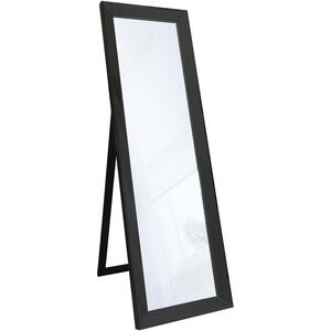 Luna Cheval Mirror Black 480x40x1550mm by Gallery Direct