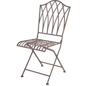 Vintage Rectory Metal Folding Garden Chair by The Orchard