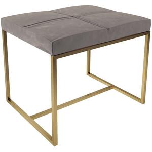 Federico Small Upholstered Velvet Square Stool - Multiple Colours