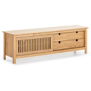 Bruna Wood TV Cabinet - Natural Finish by Andrew Piggott Contemporary Furniture