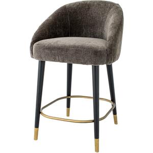 Denali Brown Chenille Counter Stool