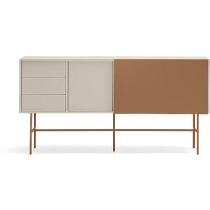 Nube Sideboard Light Sand & Brick Red Finish by Andrew Piggott Contemporary Furniture