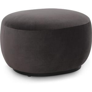 Polter Ottoman  Kaster Ii Slate Velvet by Liang & Eimil