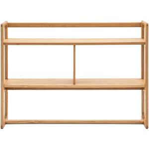 Handi Wooden Open Display Unit Wide in Natural Oak