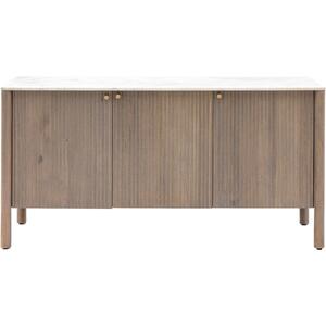 Marmo 3 Door Sideboard 1516x450x750mm by Gallery Direct