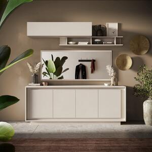 Luna Four Door Sideboard - Cashmere  Finish by Andrew Piggott Contemporary Furniture