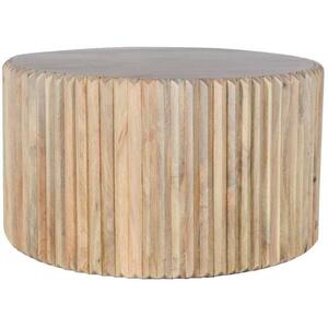 
        Hudson Carved Mango Wood Round Coffee Table     by Indian Hub