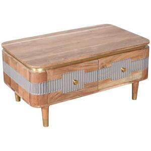 
        Wilton Acacia Wood 2 Drawers Coffee Table     by Indian Hub