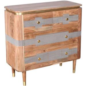 
        Wilton Acacia Wood 4 Drawers Chest     by Indian Hub