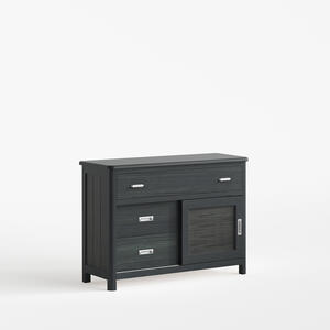 Cerdena Small Sideboard Black Finish