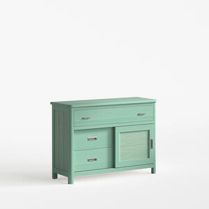 Cerdena Small Sideboard Green Verde Agua Finish