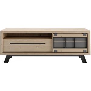 St.James Large TV Stand Natural Oak Finish