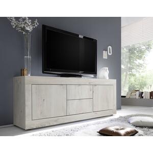 Jorgei Low TV/Sideboard White Pine Finish by Andrew Piggott Contemporary Furniture