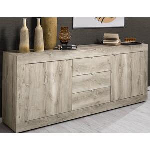 Jorgei Two Door Three Drawer Sideboard - WHite Pine Finish by Andrew Piggott Contemporary Furniture